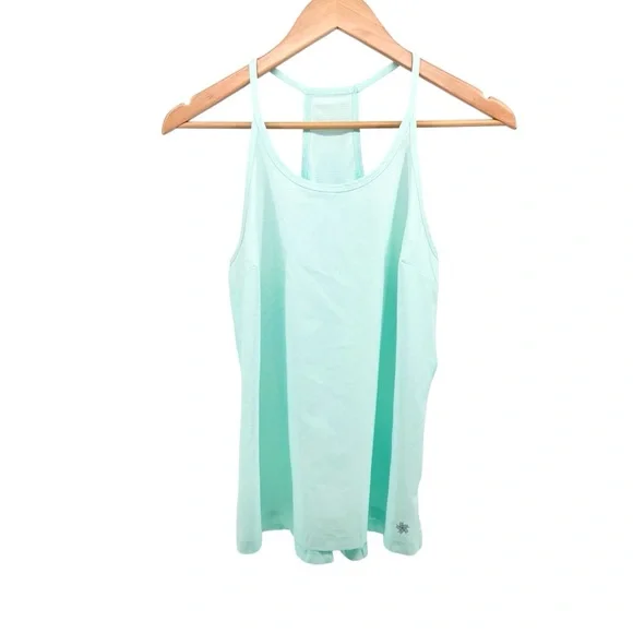 Tek Gear DryTek Bundle (3) Workout Racerback Tank Tops Sz M Black Olive Mint - Picture 3 of 16